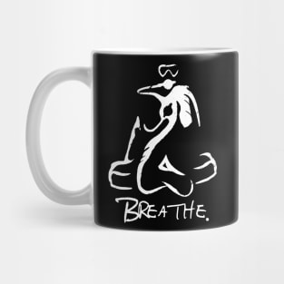 Breathe (white) Mug